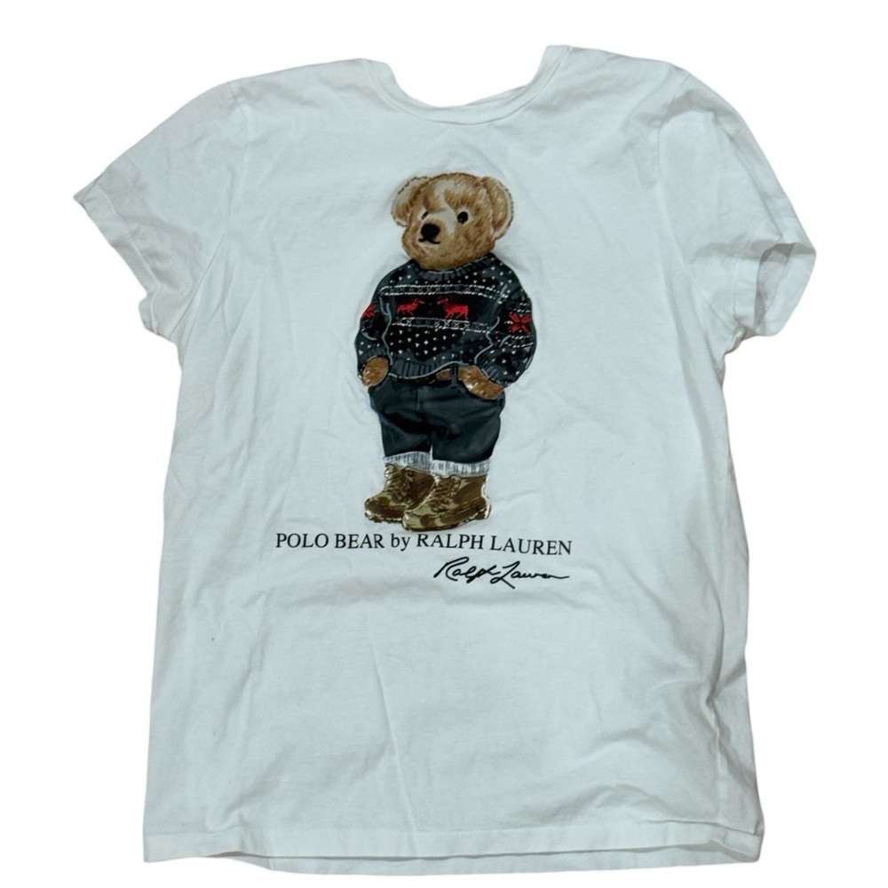 Ralph Lauren Polo Bear White T-Shirt